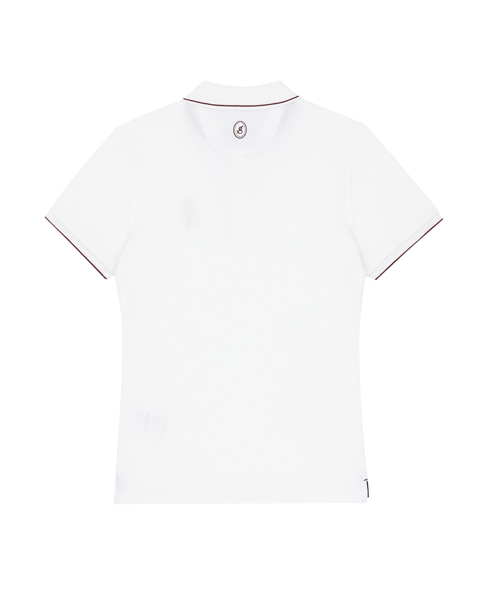 수피마 코튼 피케 티셔츠(OFF WHITE)