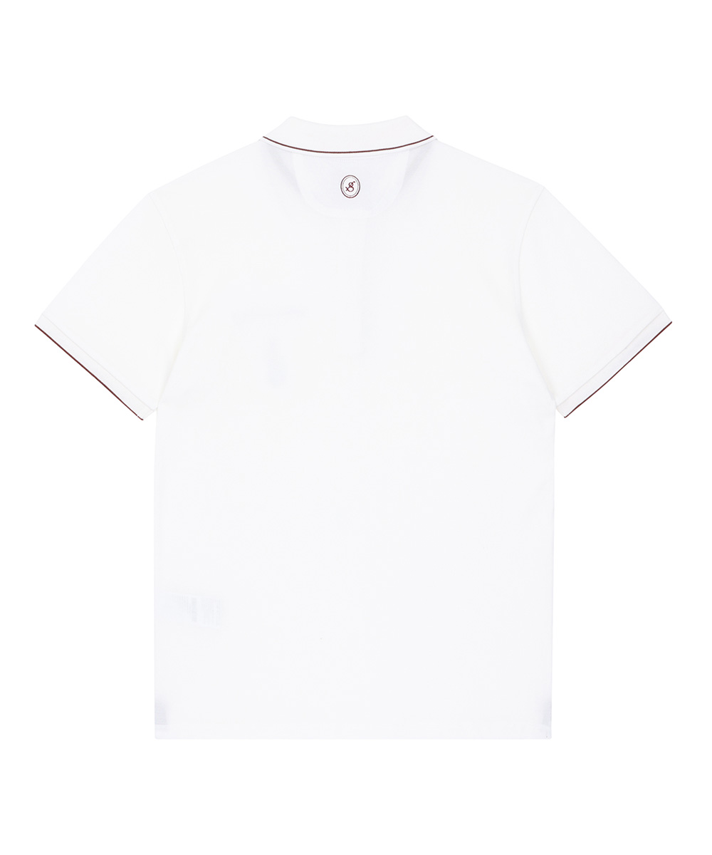 수피마 코튼 피케 티셔츠(OFF WHITE)